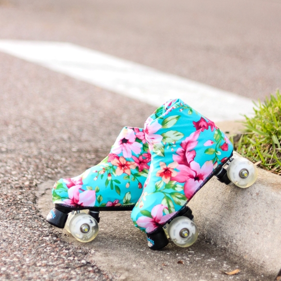Skate Skins Accessories New Skate Skins Roller Skate Covers Flora